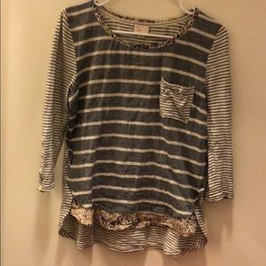 Anthropologie stripped top